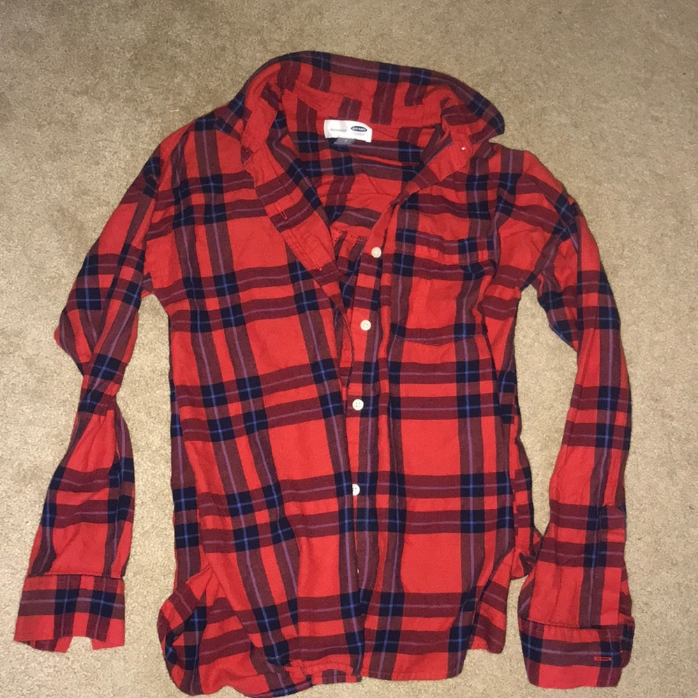 Old Navy Boyfriend Fit Flannel